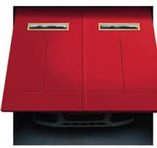 garageport vipport Diplomat Dörrar röd