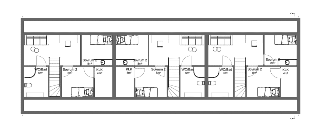 Planlösning övervåning