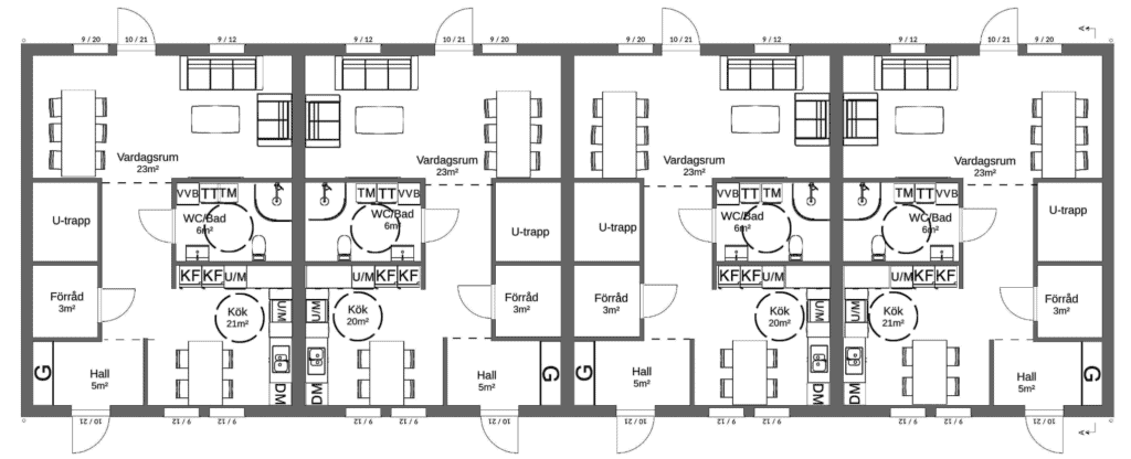 Planlösning undervåning