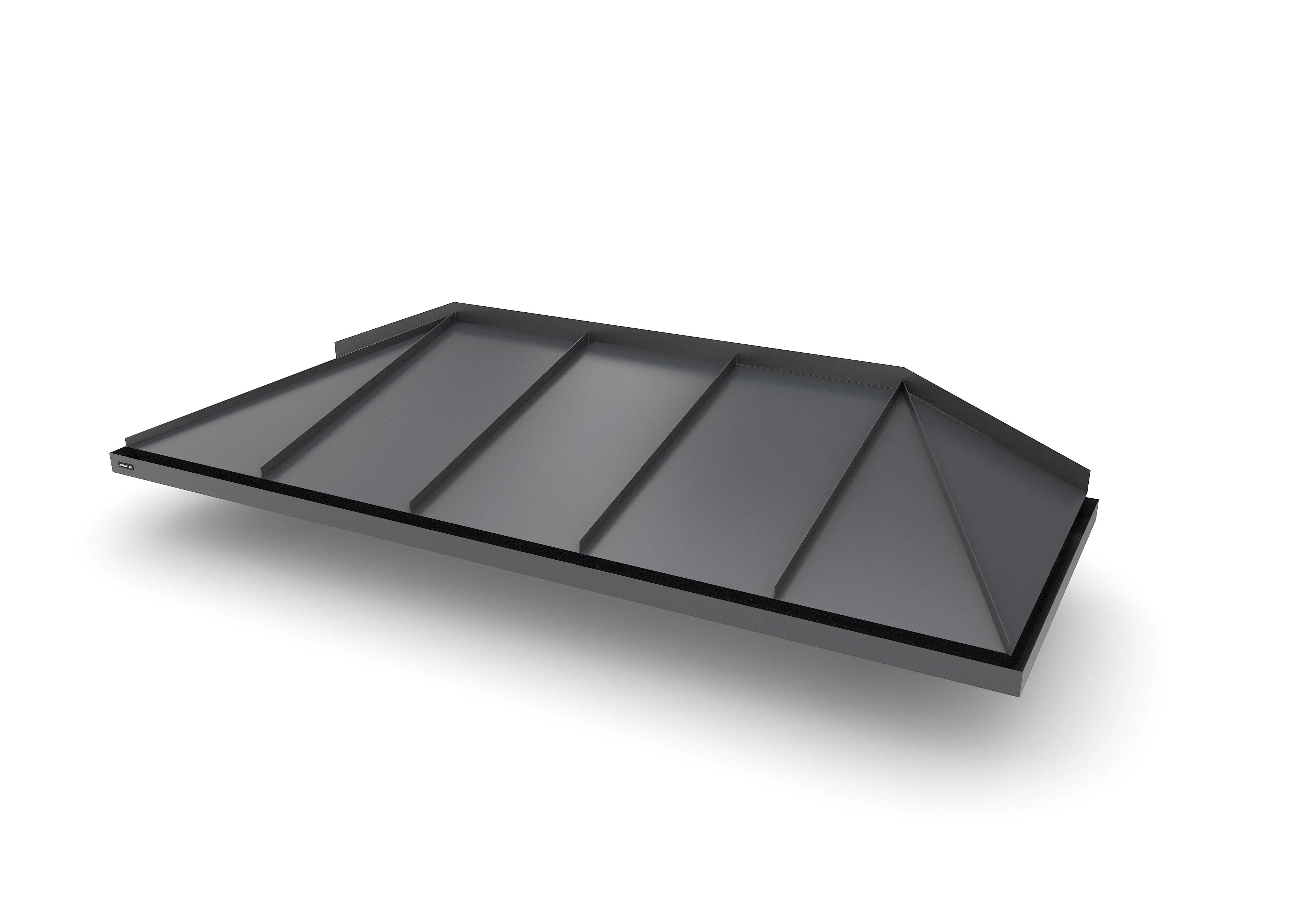 Entretak Hipped 260cm H260-PL20 Mörkgrå