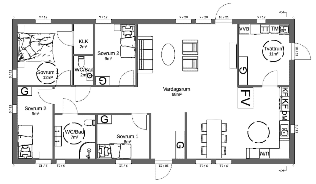 Planlösning