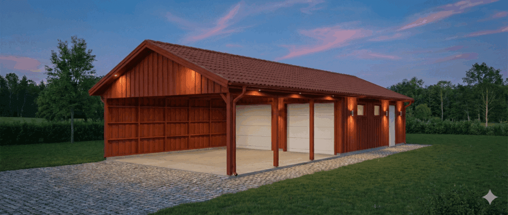 Carport og Garage 16622