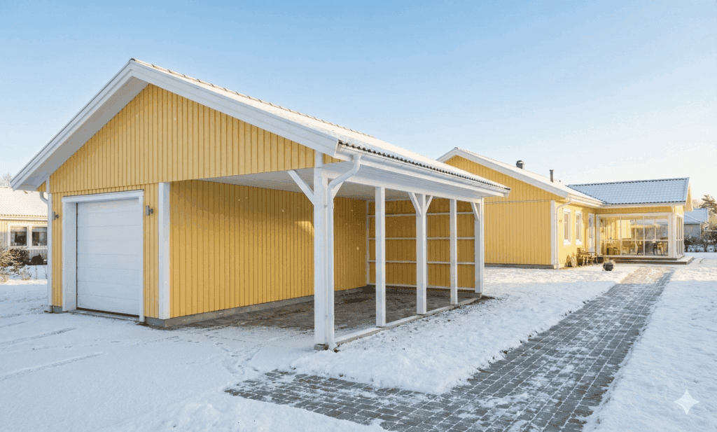 Carport med garage 16815