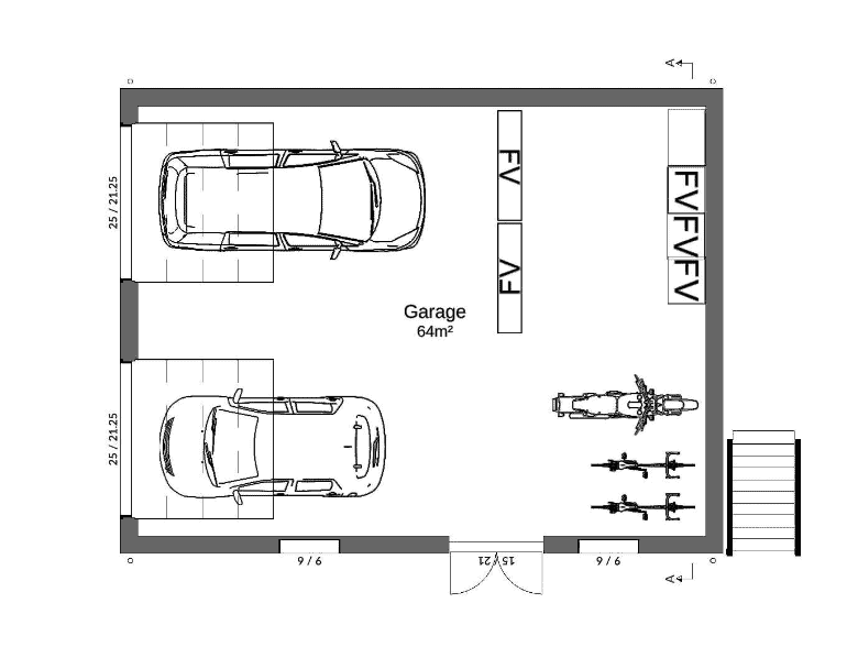Planlösning undervåning
