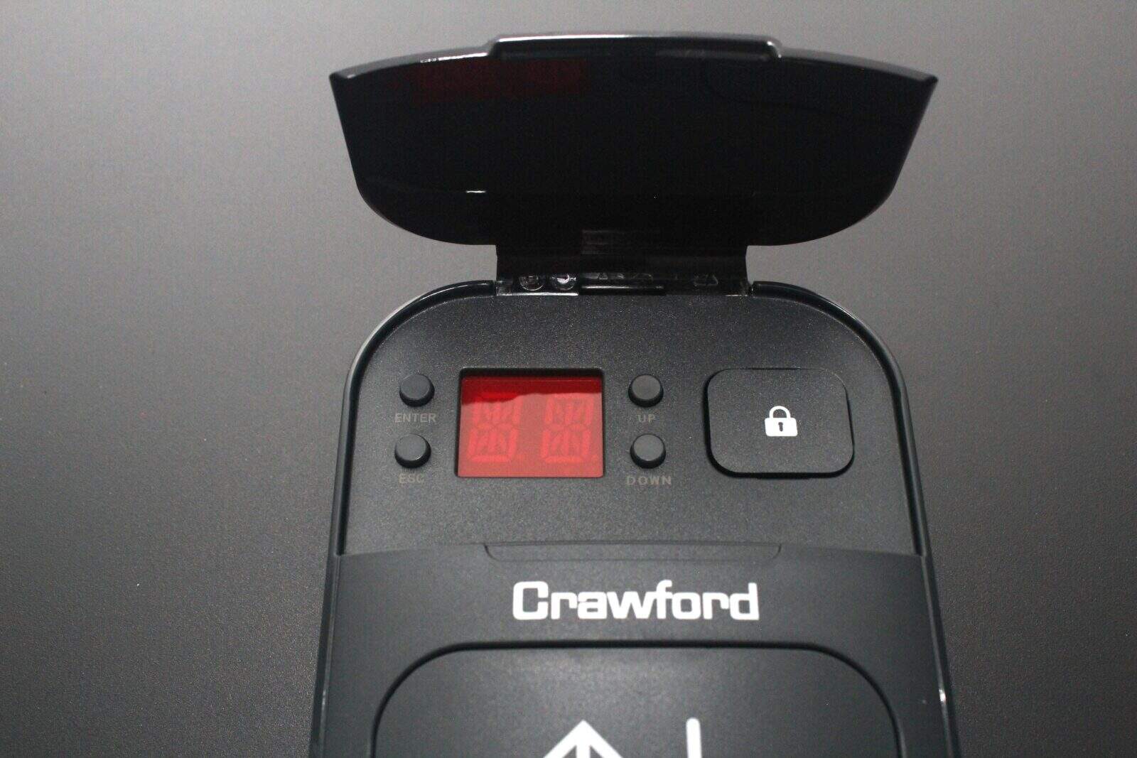 Crawford wall station i närbild