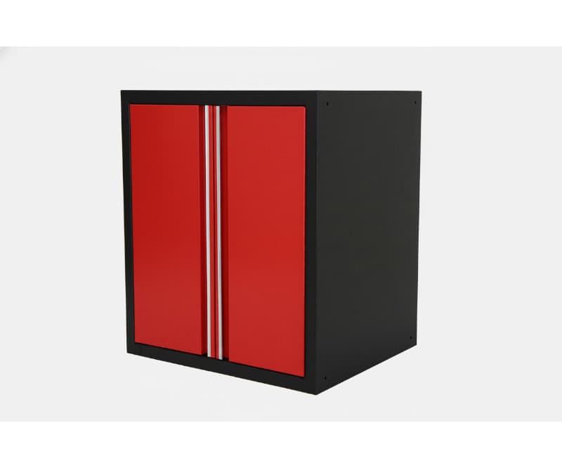 Garageinredning 2 lådor i rött