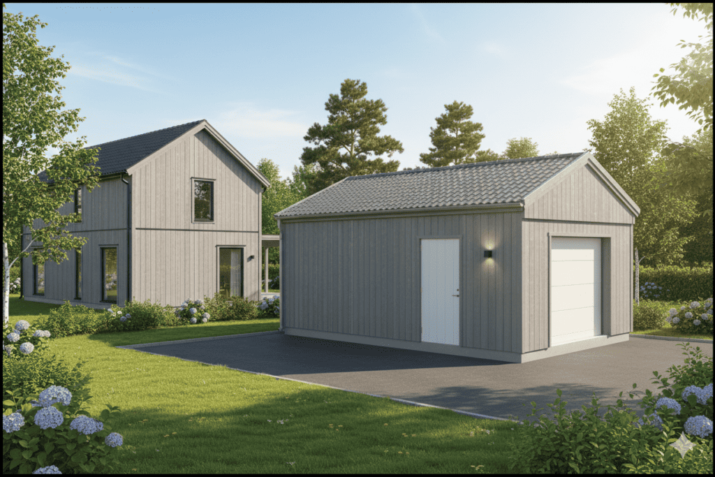 Attefallsgarage 30555